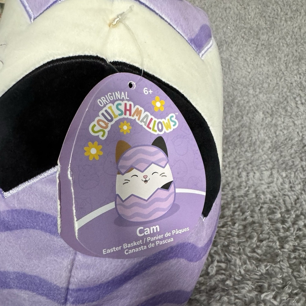 Squishmallows Cam the Calico Cat Plush 10" Easter Basket Stuffed Animal Soft Toy - Picture 8 of 9